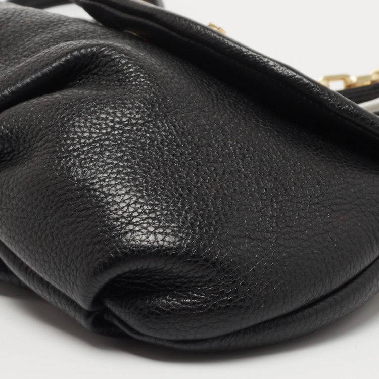 Pre Owned Marc by Marc Jacobs Black Leather Classic Q Karlie Crossbody Bag