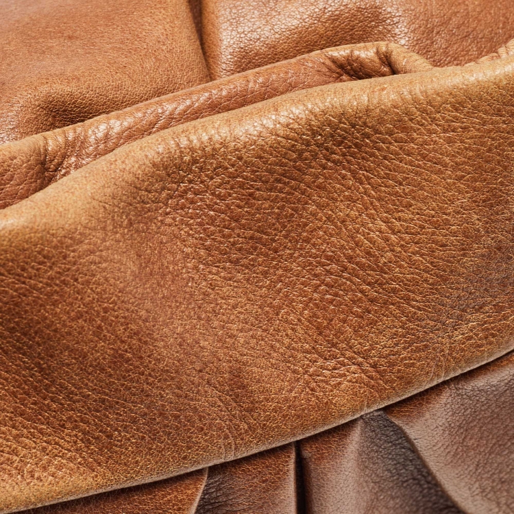 Pre Owned Marc by Marc Jacobs Brown Leather Classic Q Hillier Hobo