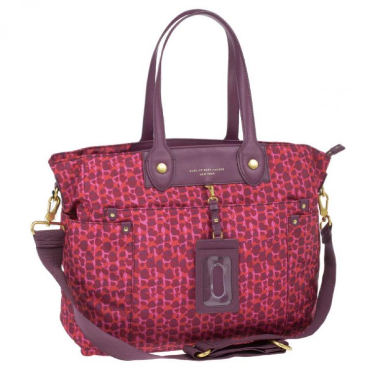 Pre Owned Marc by Marc Jacobs Pink Preppy Nylon Elizababy Bag