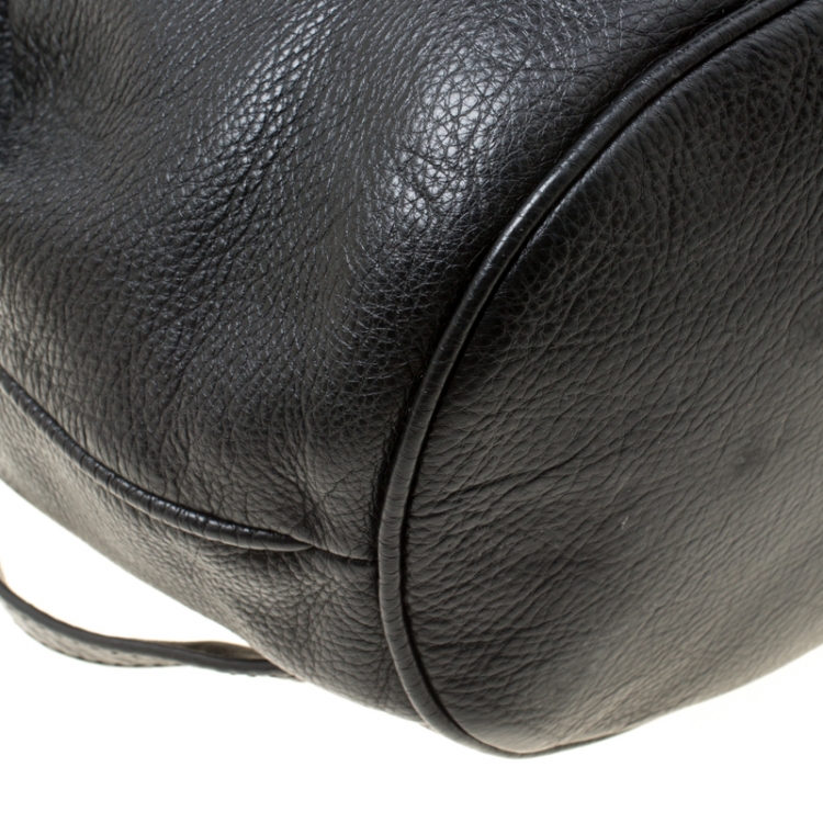 Pre Owned Marc by Marc Jacobs Black Leather Too Hot to Handle Backpack