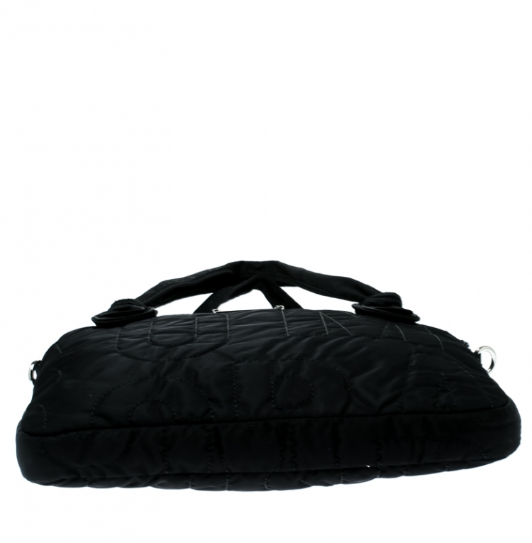 Pre Owned Marc By Marc Jacobs Black Nylon Pretty 13'' Laptop Bag