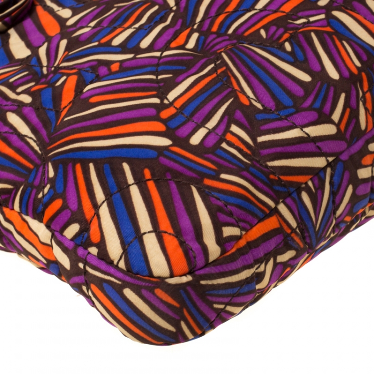 Pre Owned Marc by Marc Jacobs Multicolore Quilted Nylon Laptop Bag