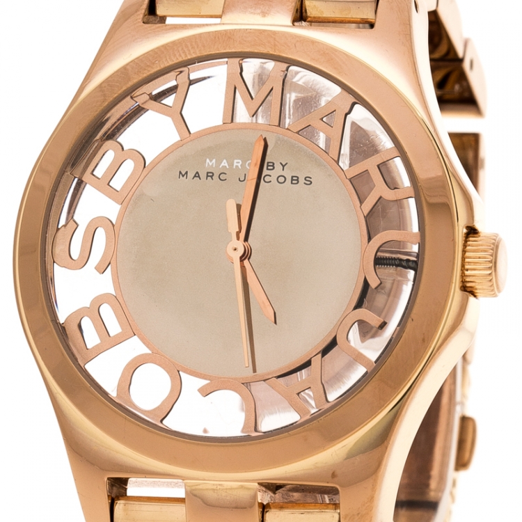 marc jacobs watch women's rose gold