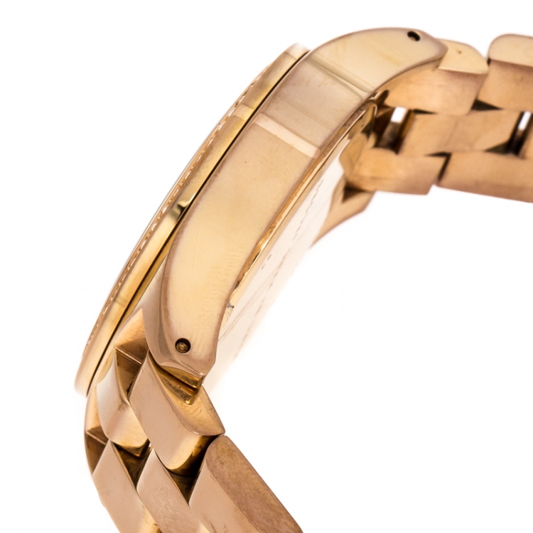 Pre Owned Marc by Marc Jacobs Rose Gold Plated Henry MBM3118 Women's Wristwatch 38 mm