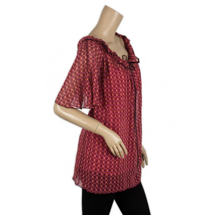 Pre Owned Marc Jacobs Overlay Capelet Top M