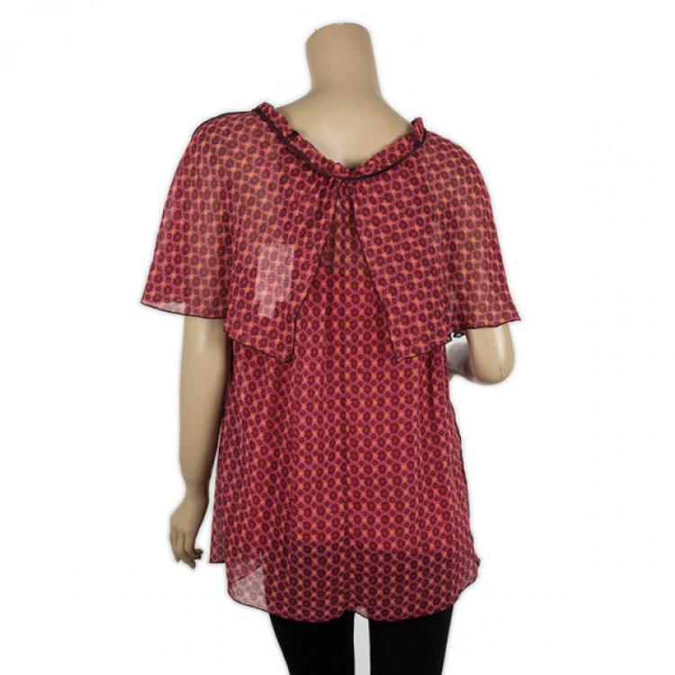 Pre Owned Marc Jacobs Overlay Capelet Top M