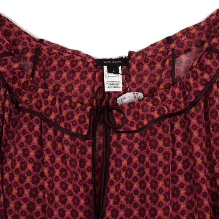 Pre Owned Marc Jacobs Overlay Capelet Top M
