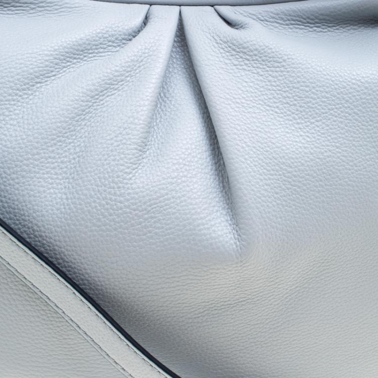 Pre Owned Marc Jacobs Ice Blue Leather Classic Hobo
