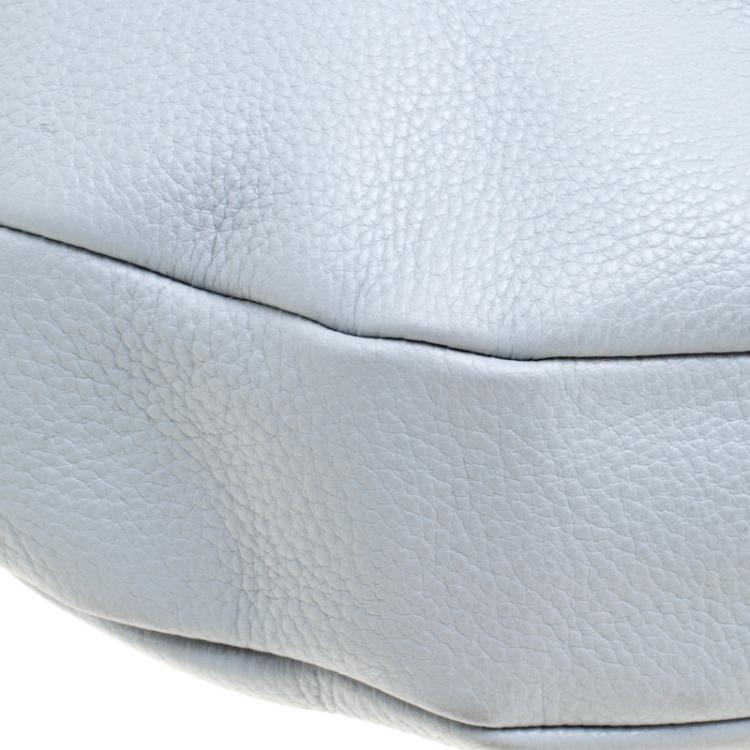 Pre Owned Marc Jacobs Ice Blue Leather Classic Hobo