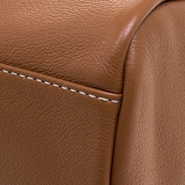 Pre Owned Marc Jacobs Brown Leather Small Groovee Satchel