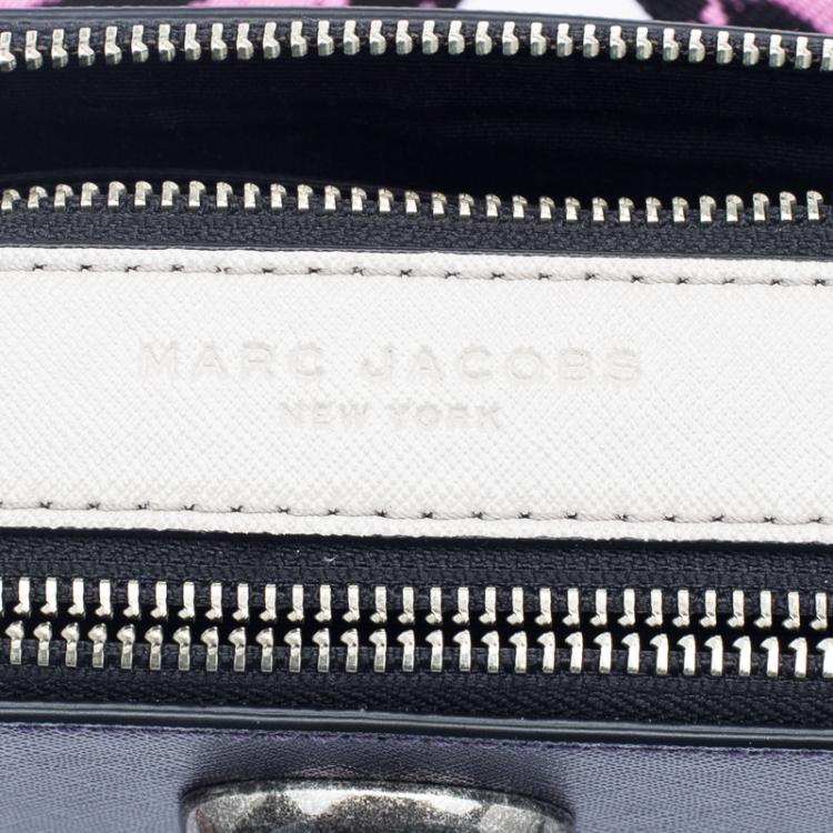 Pre Owned Marc Jacobs Nightshade Leather Small Snapshot Camera Bag