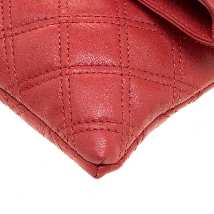مملوكة مسبقًا Marc Jacobs Red Quilted Leather Shoulder Bag