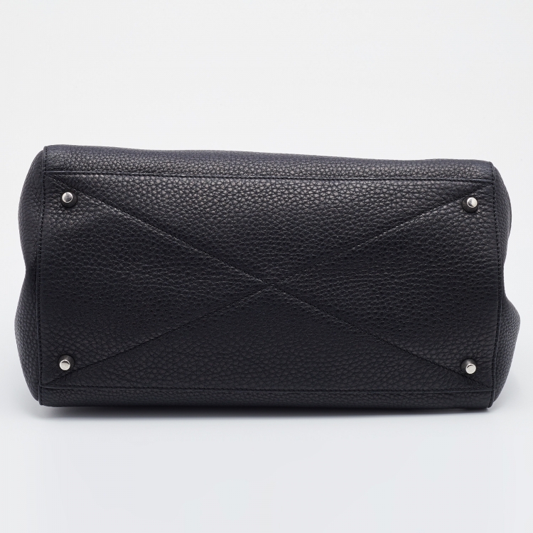 Pre Owned Marc Jacobs Black Leather Tote