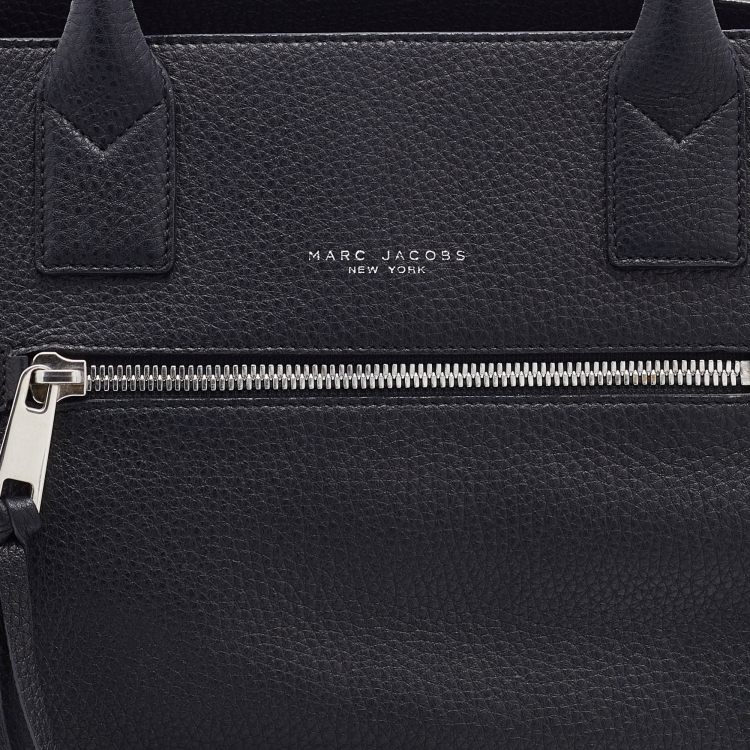 Pre Owned Marc Jacobs Black Leather Tote