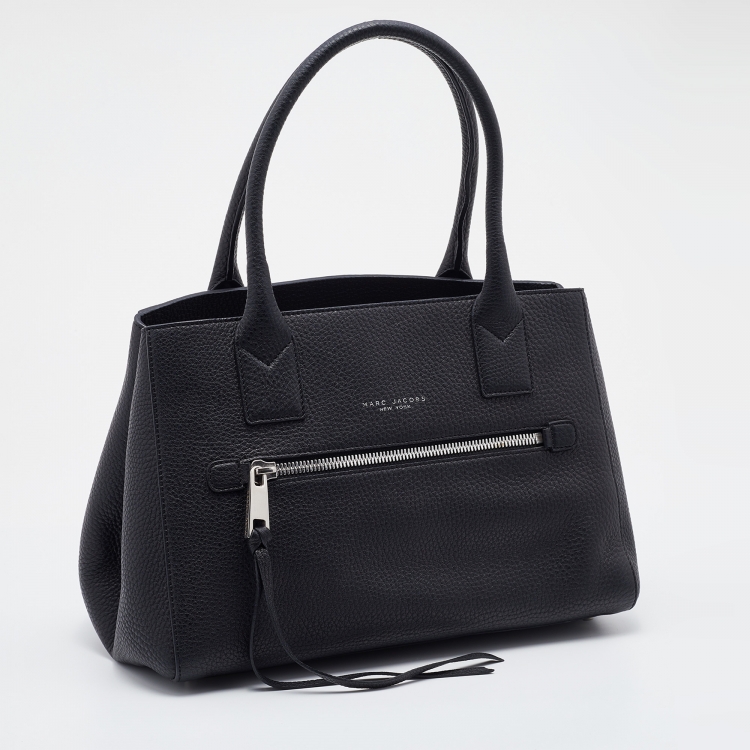 Pre Owned Marc Jacobs Black Leather Tote