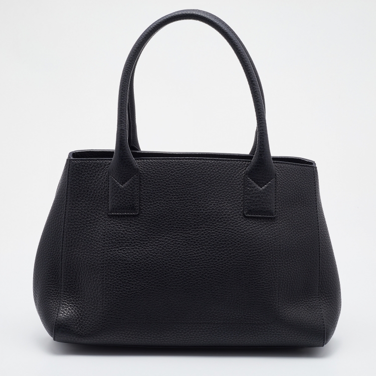 Pre Owned Marc Jacobs Black Leather Tote