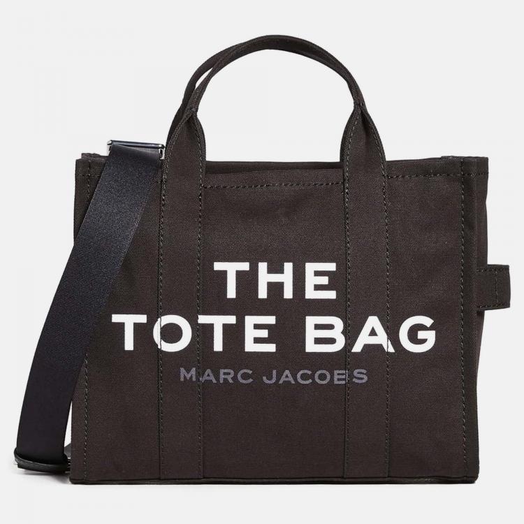 トートバッグ Marc Jacobs The Medium Tote - Cotton - Black Marc Jacobs The Canvas Medium Tote Handbag – ShopCGX