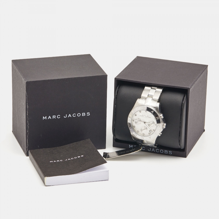 Pre Owned  Marc By Marc Jacobs Silver Stainless Steel Blade MBM3100 Women's Wristwatch 41 mm