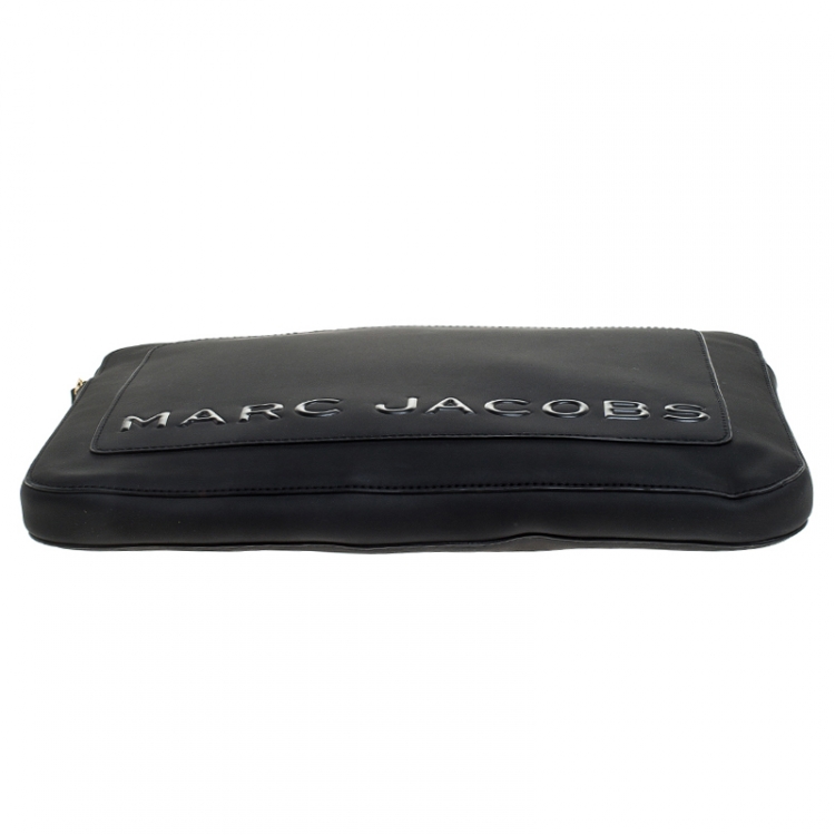 Pre Owned Marc Jacobs Black PVC Laptop Case