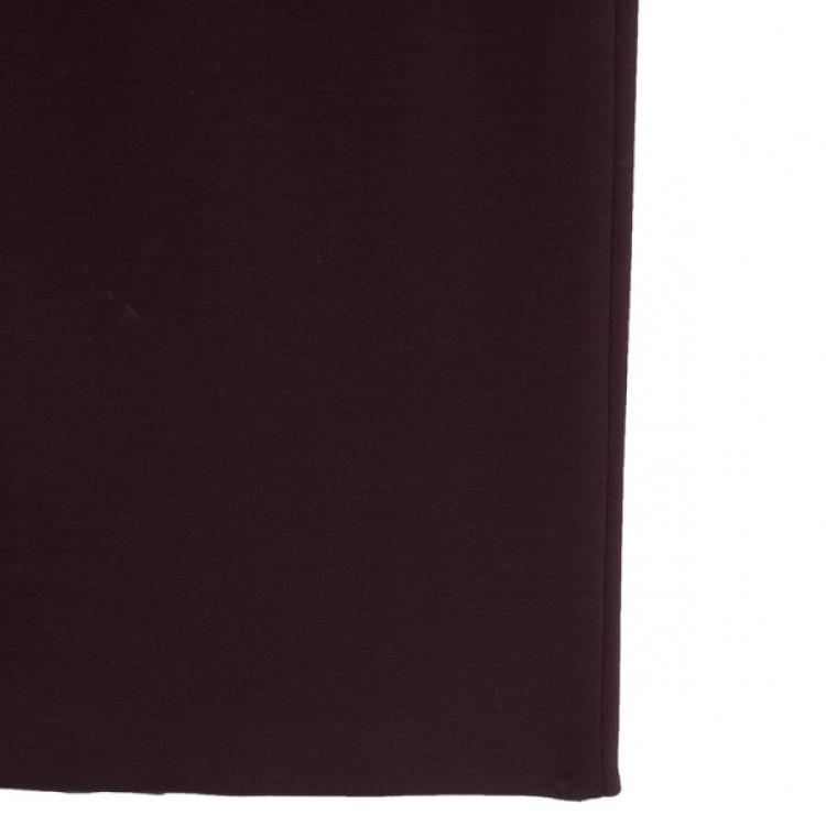 مملوكة مسبقًا Marc Jacobs Burgundy High Waist Wool Skirt S