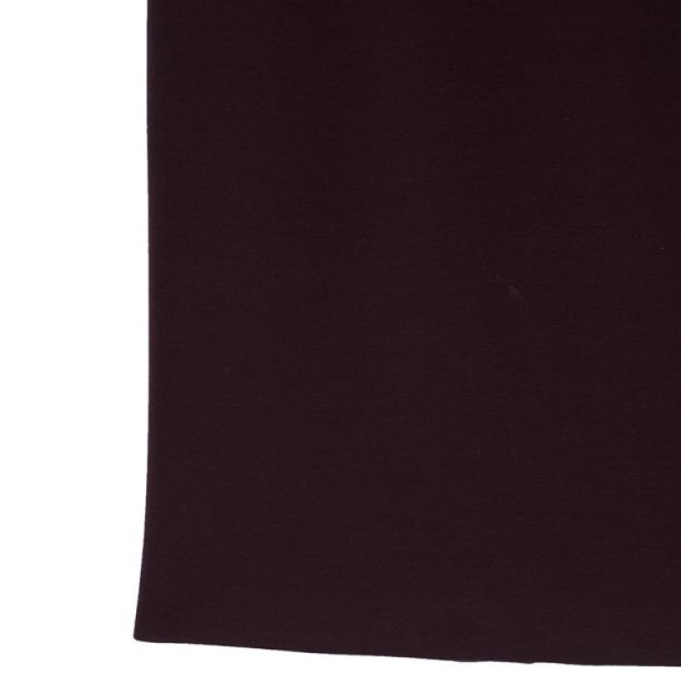 مملوكة مسبقًا Marc Jacobs Burgundy High Waist Wool Skirt S