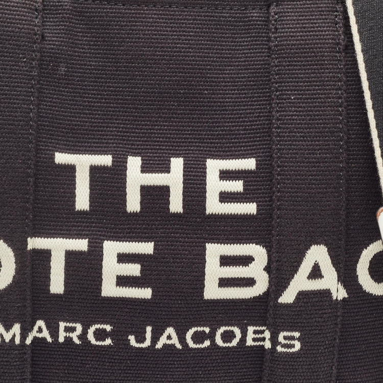 Pre Owned Marc Jacobs Black/White Canvas The Tote Bag