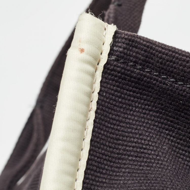 Pre Owned Marc Jacobs Black/White Canvas The Tote Bag