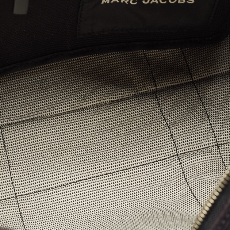 Pre Owned Marc Jacobs Black/White Canvas The Tote Bag