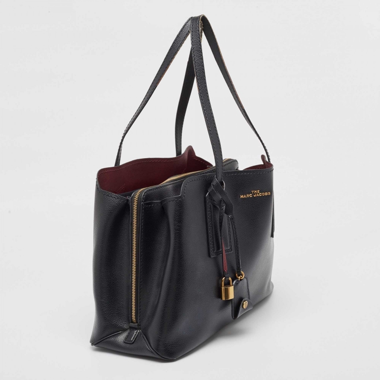 Pre Owned Marc Jacobs Black Leather The Editor Tote