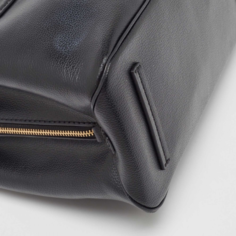 Pre Owned Marc Jacobs Black Leather The Editor Tote
