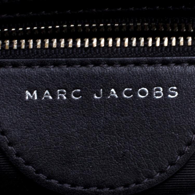 Pre Owned Marc Jacobs Black Leather Small Haze Shoulder Bag