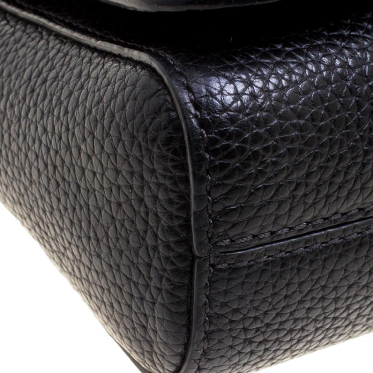 Pre Owned Marc Jacobs Black Leather Small Haze Shoulder Bag