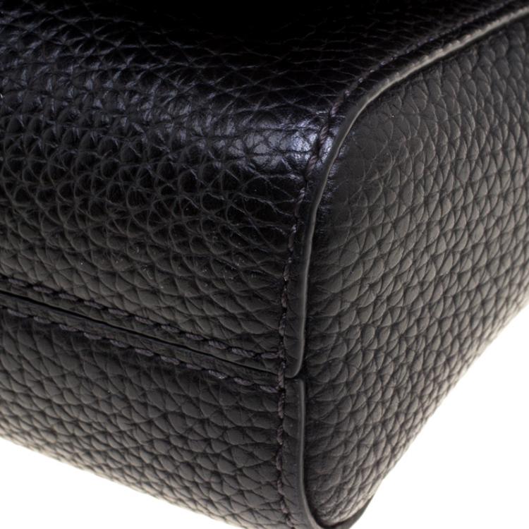 Pre Owned Marc Jacobs Black Leather Small Haze Shoulder Bag