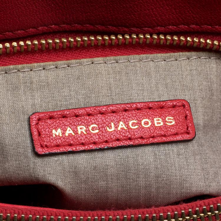 Pre Owned Marc Jacobs Red Quilted Leather Shoulder Bag