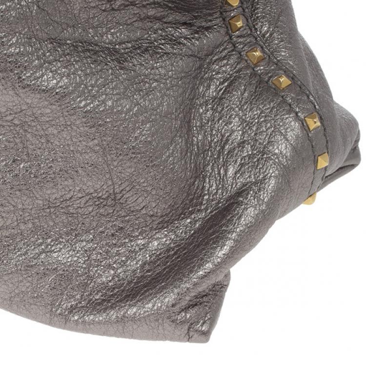 Pre Owned Marc Jacobs Metallic Silver Tote