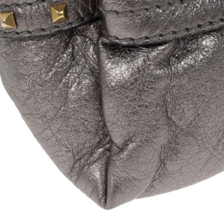 Pre Owned Marc Jacobs Metallic Silver Tote