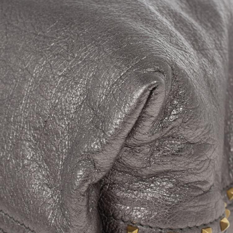 Pre Owned Marc Jacobs Metallic Silver Tote