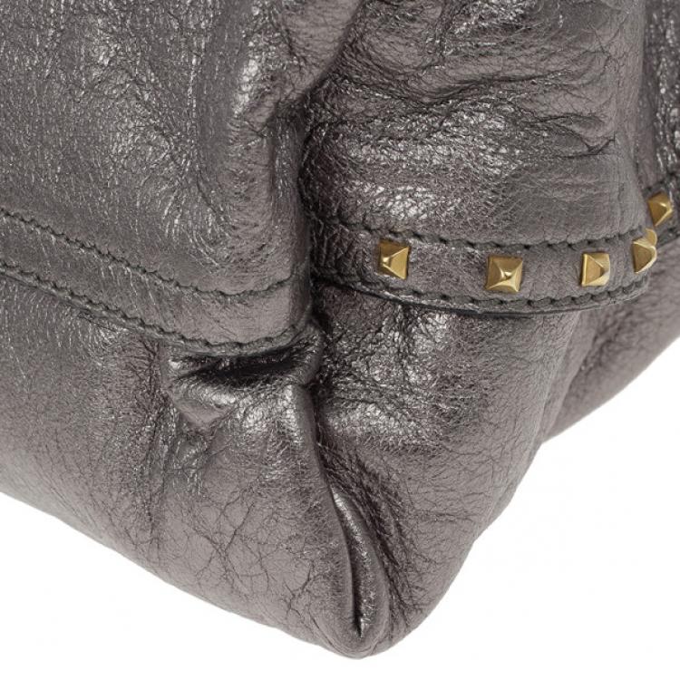 Pre Owned Marc Jacobs Metallic Silver Tote