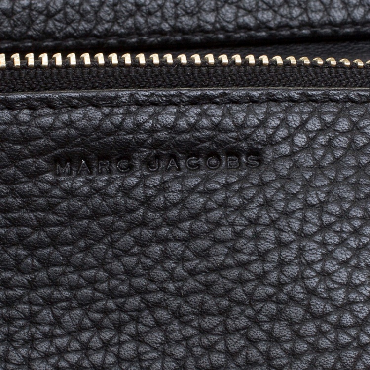 Pre Owned Marc Jacobs Black Leather Gotham Wallet
