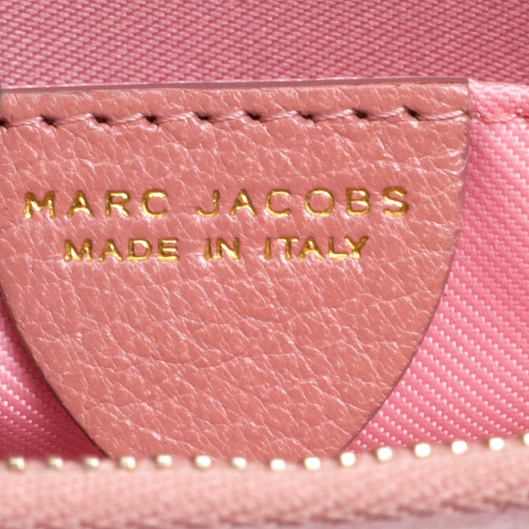 مملوكة مسبقًا Marc Jacobs Bubble Gum Pink Leather Bow Chain Crossbody Bag