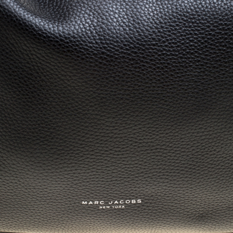 Pre Owned Marc Jacobs Black Leather Ghotham Hobo