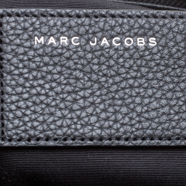 Pre Owned Marc Jacobs Black Leather Ghotham Hobo