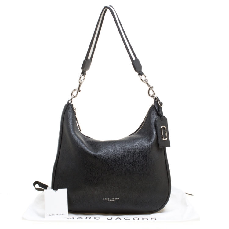 Pre Owned Marc Jacobs Black Leather Ghotham Hobo