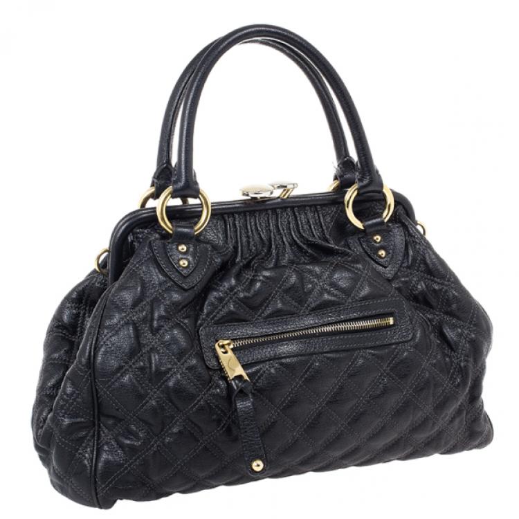 Pre Owned Marc Jacobs Black Stam Bag