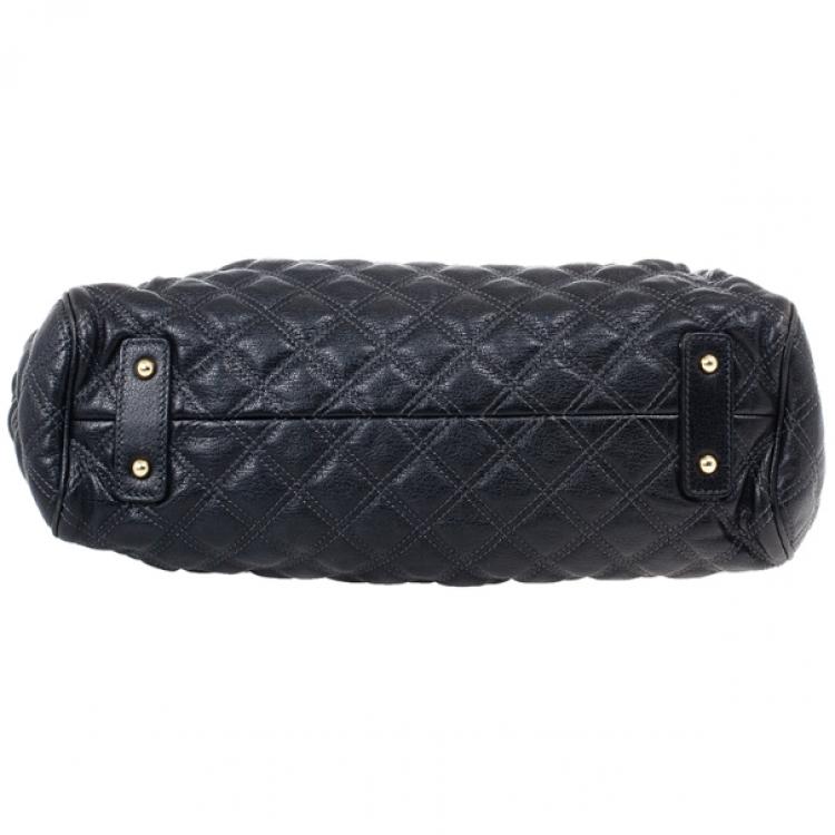 Pre Owned Marc Jacobs Black Stam Bag