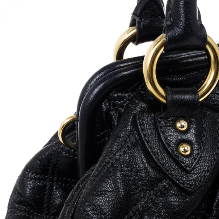 Pre Owned Marc Jacobs Black Stam Bag