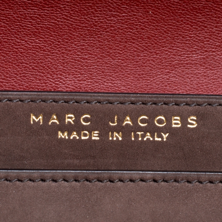 Pre Owned Marc Jacobs Brown Suede Trouble Shoulder  Bag