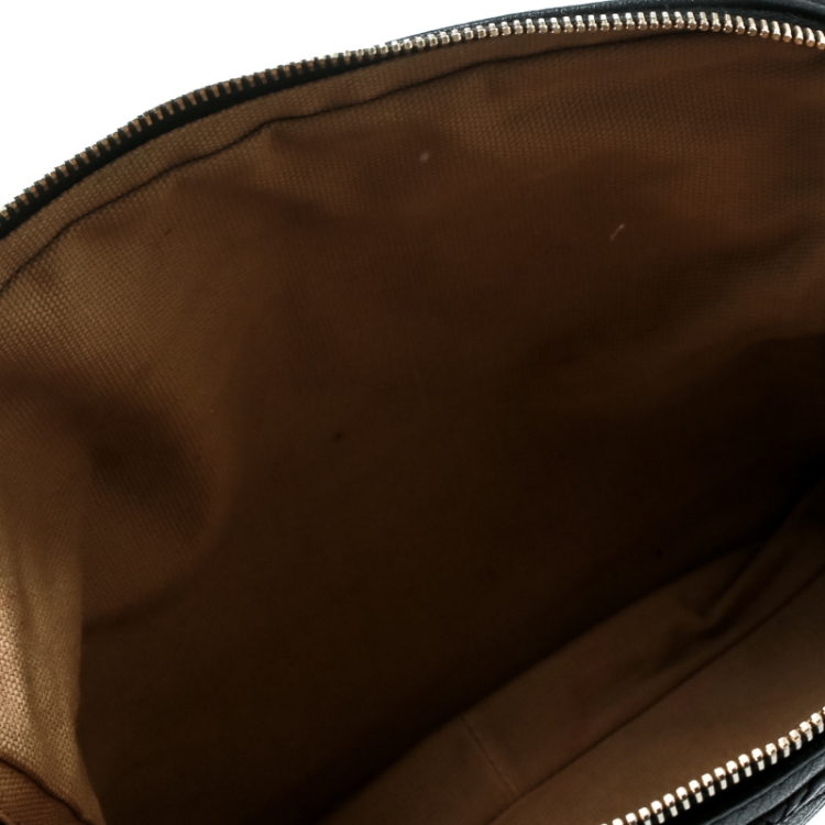 Pre Owned Marc Jacobs Black Quilted Leather iPad Chain Crossbody Bag