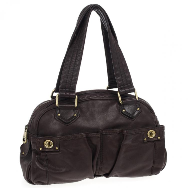 Pre Owned Marc Jacobs Totally Turnlock Bowler Bag