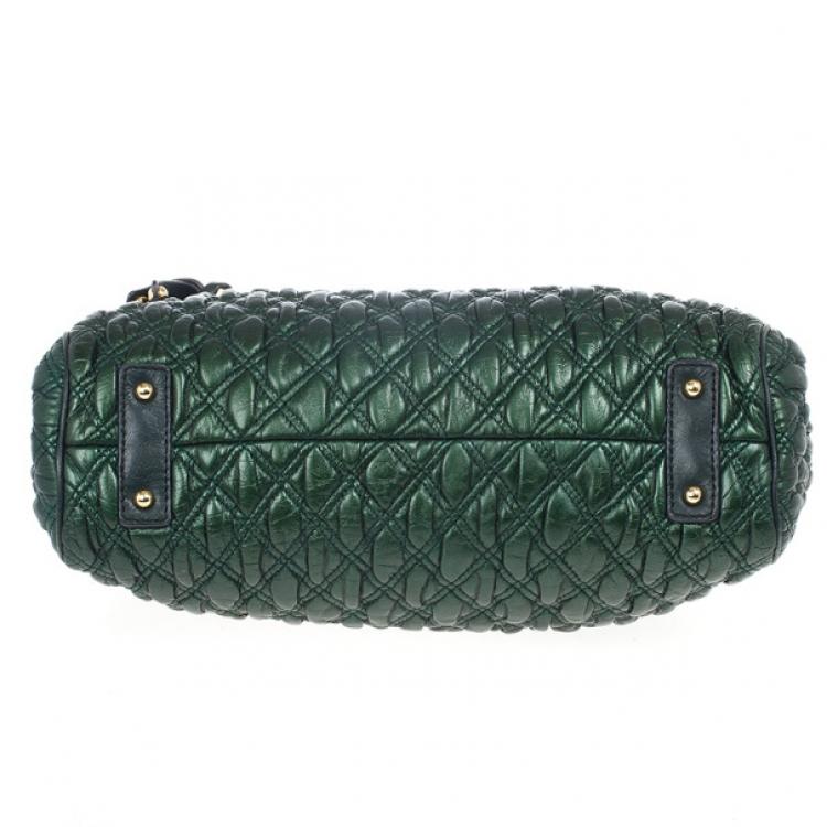 Pre Owned Marc Jacobs Little Stam Quilted Leather Shoulder Bag